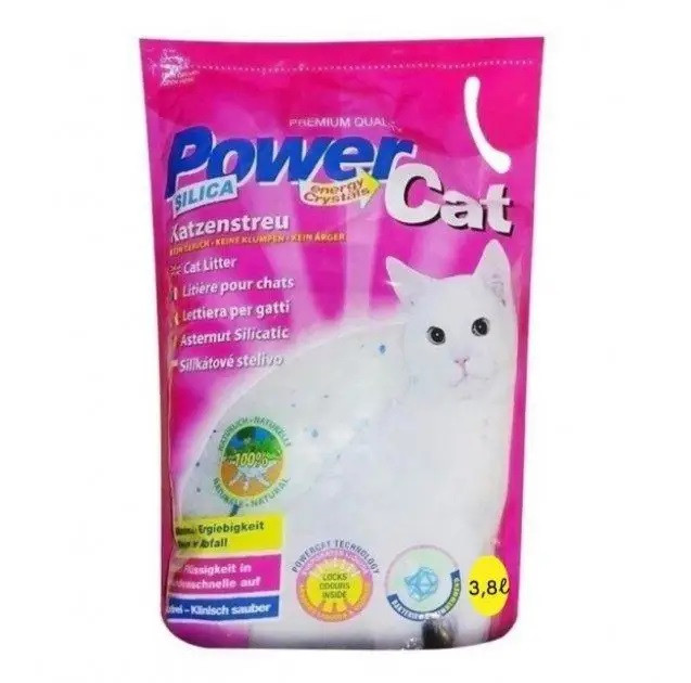 Силікагелевий наповнювач Power Cat 3,8 л, фото 1