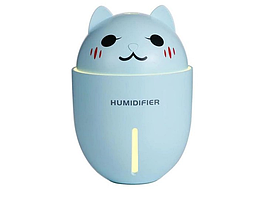 Зволожувач повітря Humidifier Нічник Котик 320 мл USB ультразвуковий