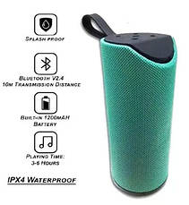 Портативна Bluetooth колонка TG-113 бездротова переносна колонка з вологозахистом бумбокс Бірюзова, фото 3