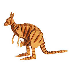 Картонна модель 3D "Kangaroo-Кенгуру" Fridolin 11623, World-of-Toys