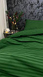 Постільна білизна бязь Зелена в смужку, фото 3