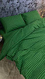 Постільна білизна бязь Зелена в смужку, фото 6