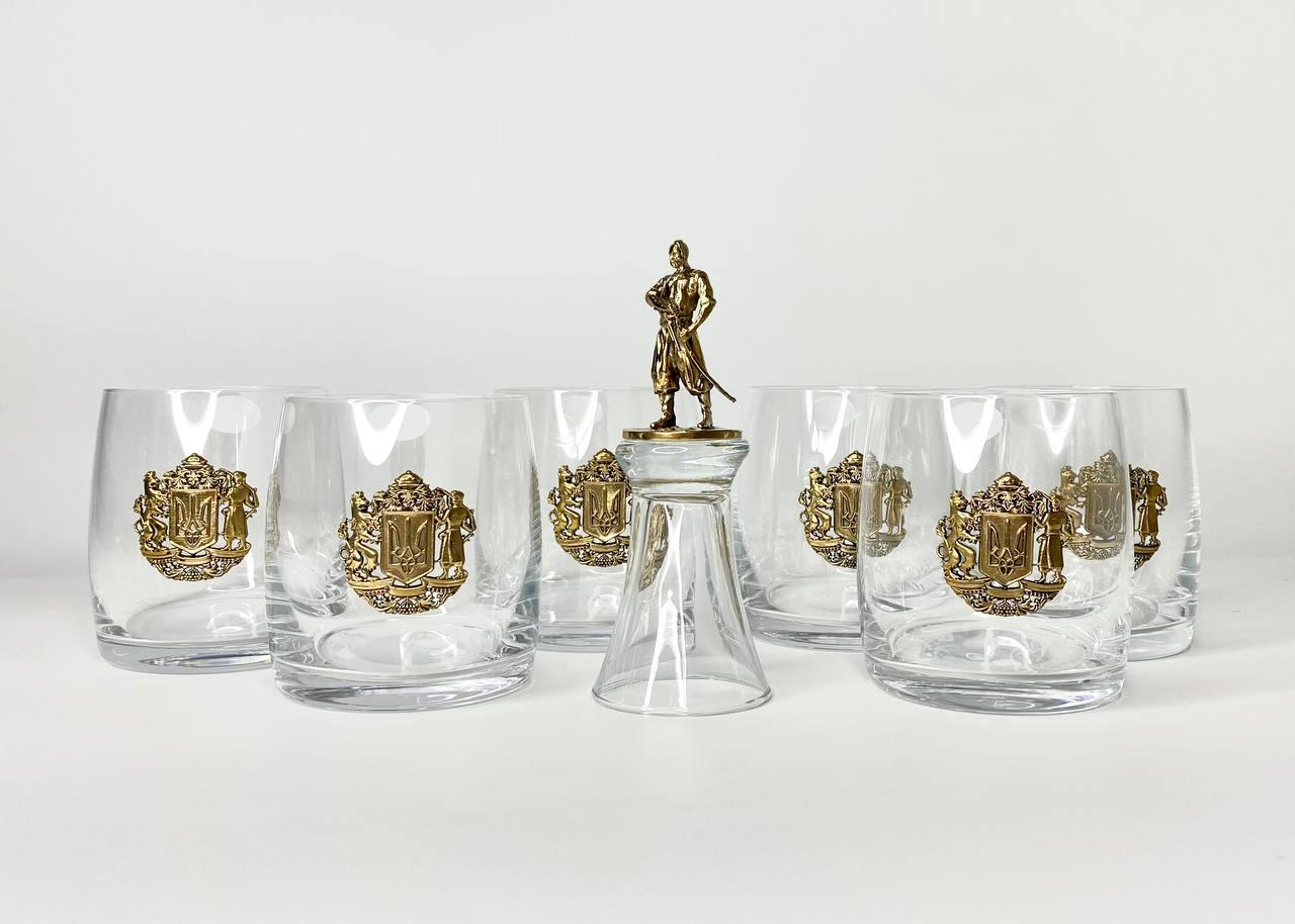 Книга-Бар Незламні 6 склянок + 1 чарка-штрафна, 290мл, 60 мл (187-3002), фото 1