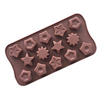 Форма силикон для конфет Звезды