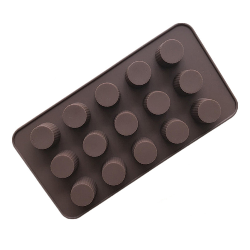 Форма силіконова Циліндр міні рифлений, фото 1