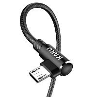 USB кабель угловой Kaku KSC-028 USB - Micro USB 1m - Black