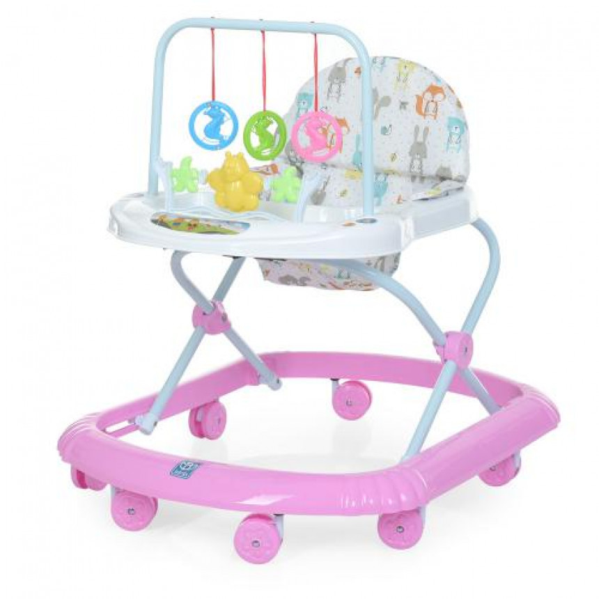 Ходунки дитячі Bambi M 0591 (музика, ігрова панель, пластикові колеса)