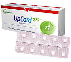 АпКард 0,75 мг, 10 табл., UpCard Vetquinol (Франція) при серцевій недостатності у собак