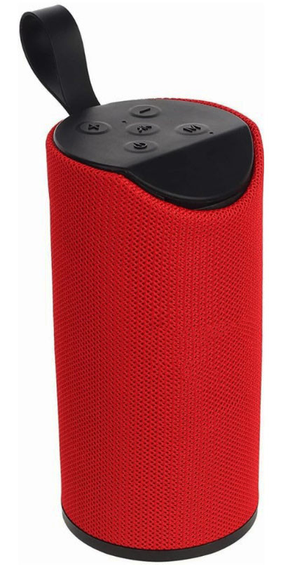 Портативна Bluetooth колонка TG-113 бездротова переносна колонка з вологозахистом бумбокс Червона