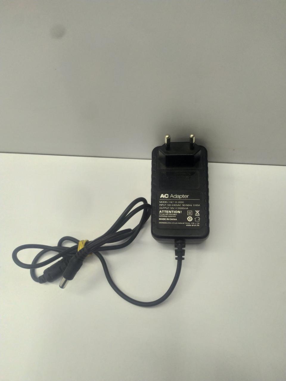 Зарядний пристрій, блок живлення, для ноутбука, 12V 0,65А