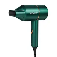 Дорожный фен для волос Kemei KM-9826 Зеленый , top