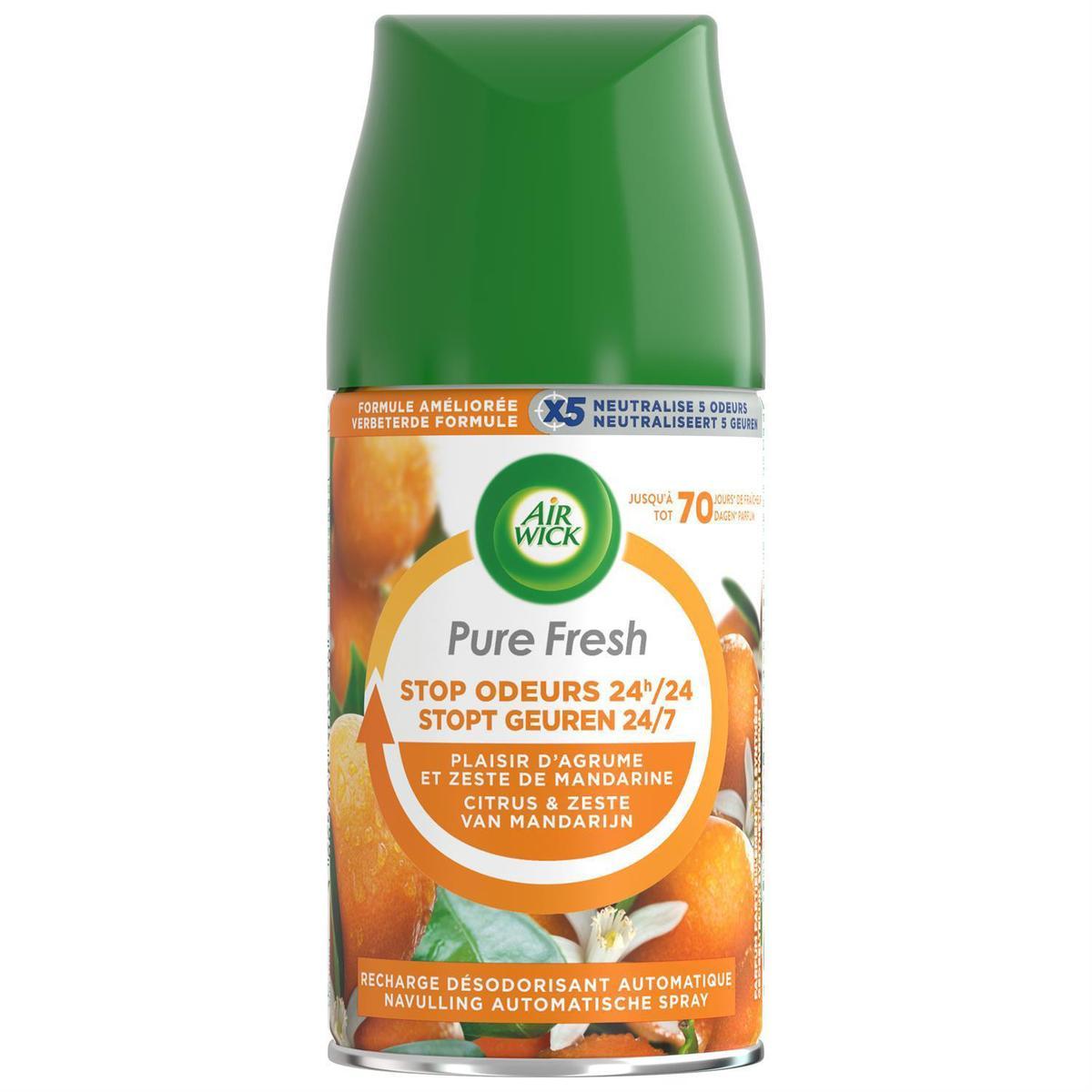 Освіжувач повітря Air Wick Freshmatic Plaisir d'Agrume et Zeste de Mandarine 250 мл (запаска) 02559, фото 1