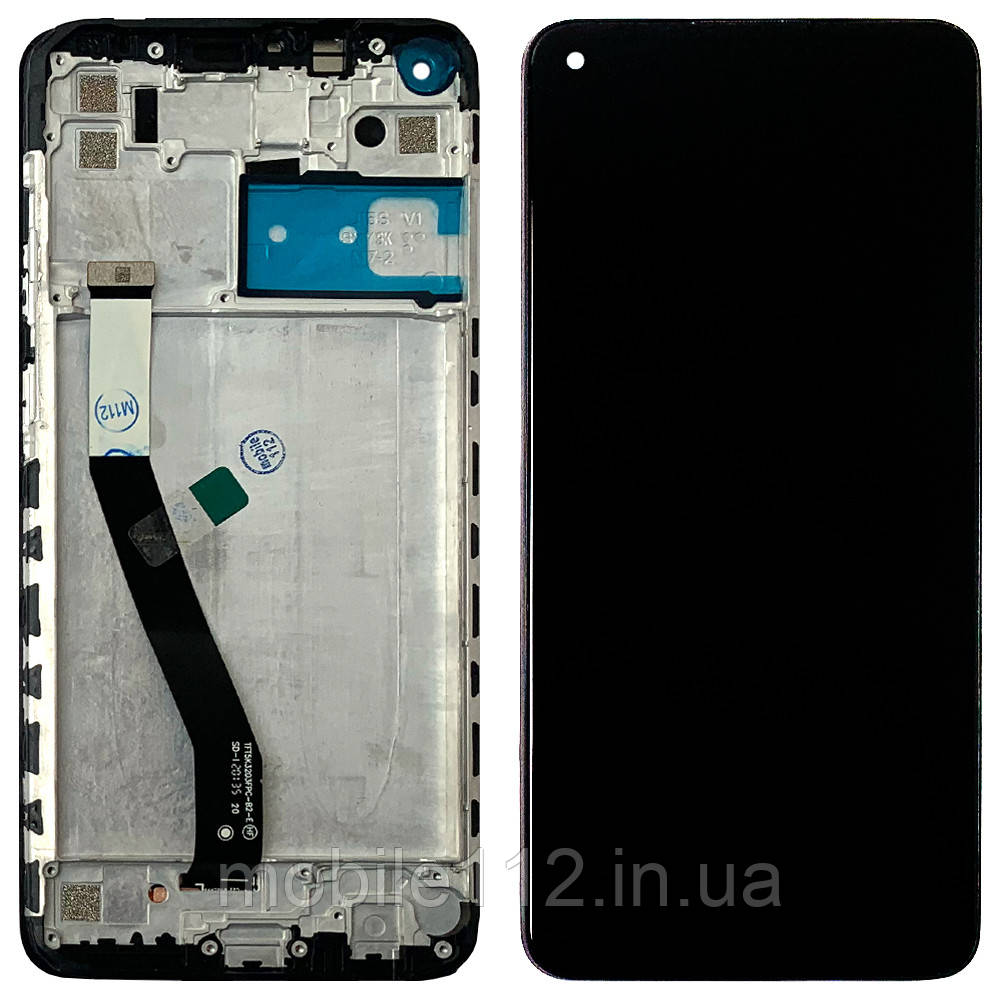 Дисплей (екран) Xiaomi Redmi Note 9, Redmi 10X з тачскріном (оригінал OEM з рамкою), фото 1