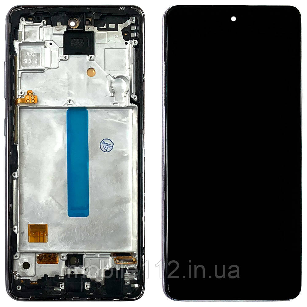 Екран (дисплей) Samsung Galaxy A52 A526 A525 A528 + тачскрин OLED Big LCD з рамкою