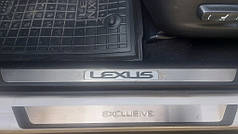 Накладки на пороги 4 шт. Exclusive для Lexus NX 2014-2021 рр