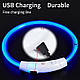 LED USB нашийник для собак і котів круглий M 50 см - зелений, фото 6