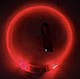 LED USB нашийник для собак і котів круглий L 70 см - червоний, фото 2