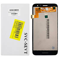 Екран (дисплей) Samsung Galaxy J2 Core 2018 J260F з тачскріном чорний оригінал OEM SP