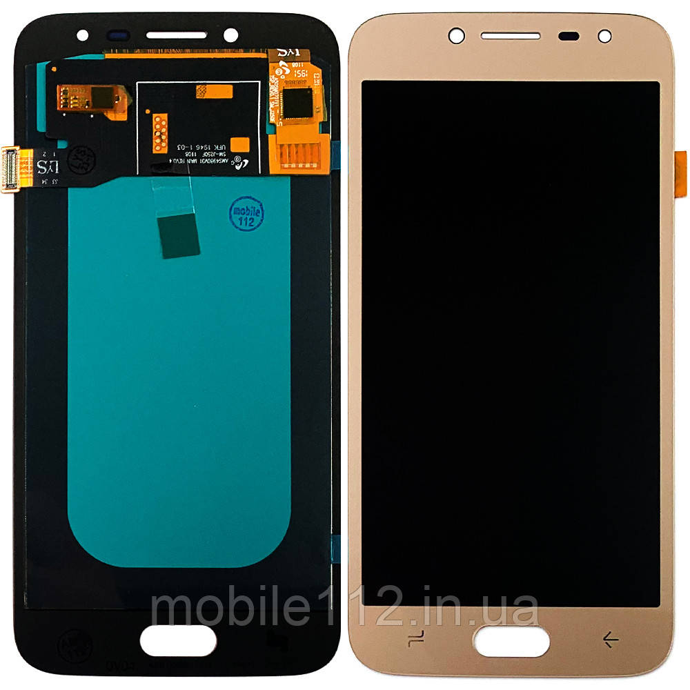 Екран (дисплей) Samsung Galaxy J2 2018 J250F з тачскріном золотистий OLED