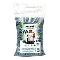 Наповнювач у кошачій лоток (туалет) соєвий тофу TOP CAT TOFU UA 6 л чорниця