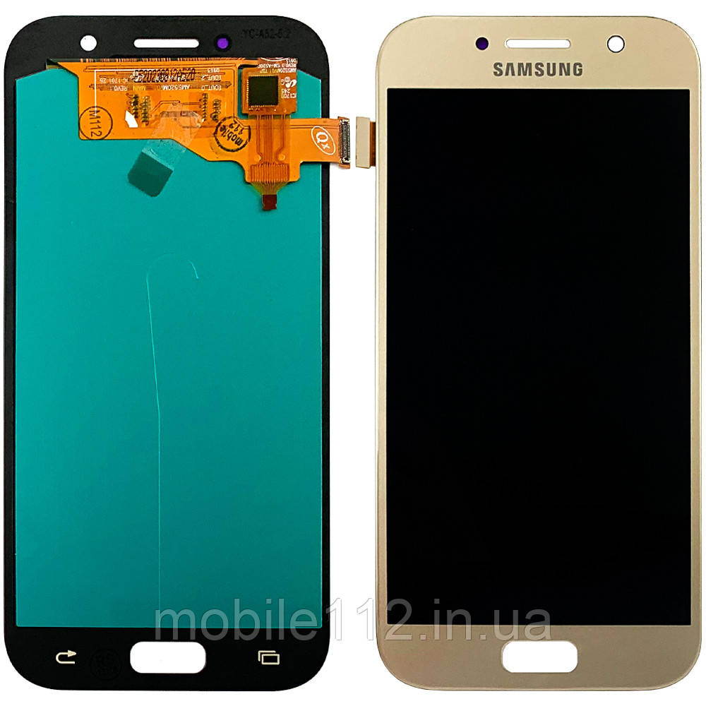 Екран (дисплей) Samsung Galaxy A5 2017 A520F з тачскріном золотистий OLED
