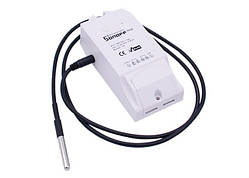 Бездротовий Wi-Fi вимикач Sonoff TH16 16 А/3500 В + датчик температури DS18B20 Білий