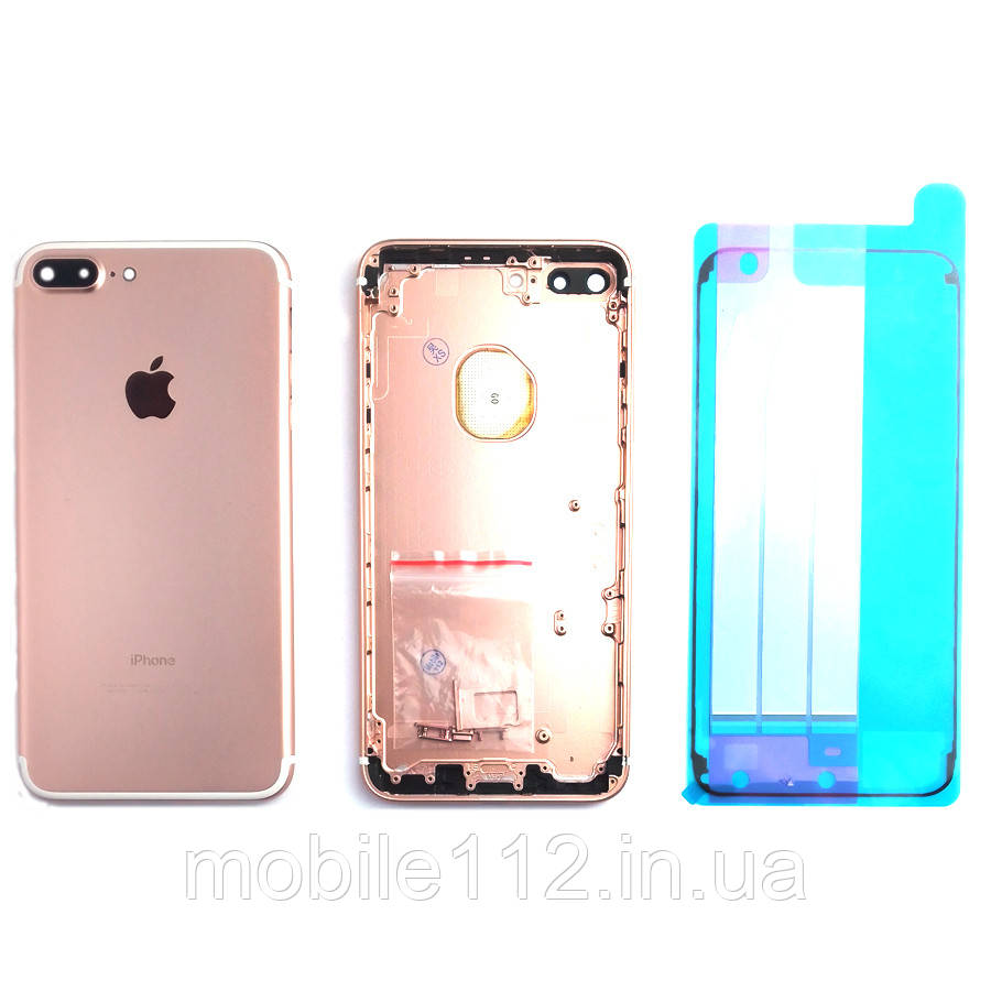 Корпус Apple iPhone 7 Plus рожеве золото оригінал Китай