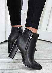 Ботильйони жіночі чорна шкіра Шанталь тм SOLLORINI