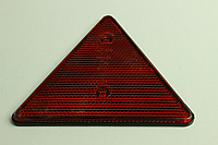 Отражатель на прицеп треугольник, красный (под болты) АЛЯСКА, ФП- 401