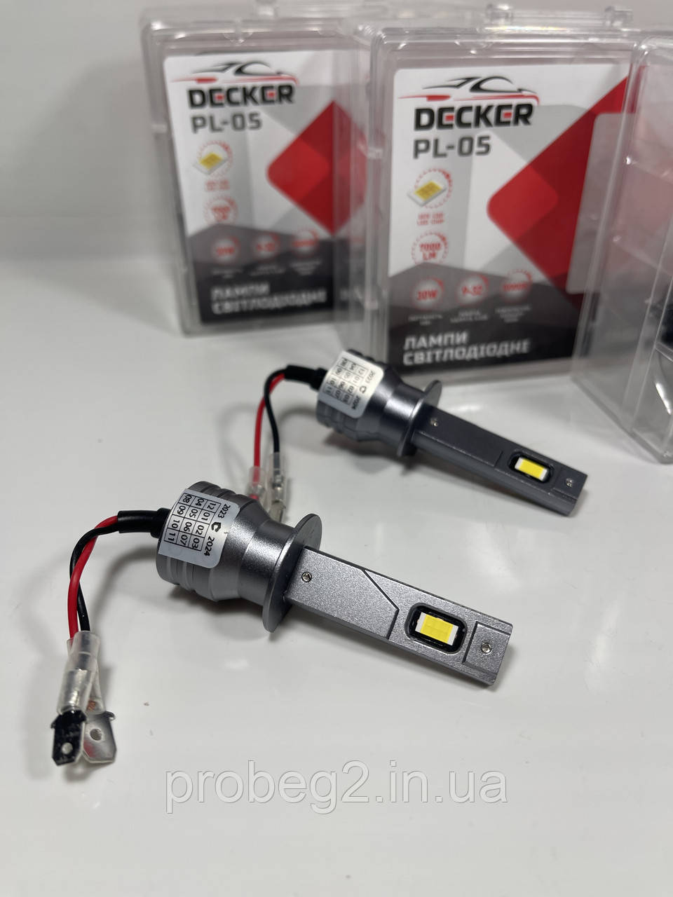 Led-лампи Decker h1 5000 k 7000 lm 9-32 v 30w комплект