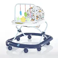 Ходунки детские Bambi M 0591 (музыка, игровая панель, пластиковый колеса, регулировка по высоте)