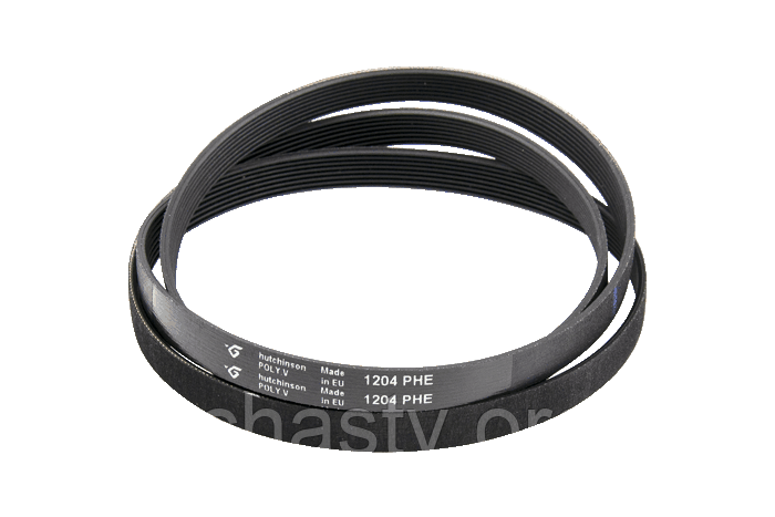 Ремінь 1204 PHE8 Hutchinson, Whirlpool 481235818167 (гумовий)