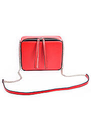 Клатч жіночий шкіряний колір червоний