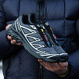Чоловічі / жіночі кросівки Salomon XT-6 GORE-TEX Expanse Grey Black 416635, унісекс водонепроникні сірі саломон хт6 гортекс, фото 3
