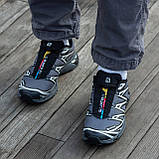 Чоловічі / жіночі кросівки Salomon XT-6 GORE-TEX Expanse Grey Black 416635, унісекс водонепроникні сірі саломон хт6 гортекс, фото 9