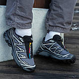 Чоловічі / жіночі кросівки Salomon XT-6 GORE-TEX Expanse Grey Black 416635, унісекс водонепроникні сірі саломон хт6 гортекс, фото 8