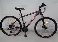 Горный бюджетный велосипед Azimut Aqua 27,5" стальная рама 17" дисковые тормоза оборудование Shimano
