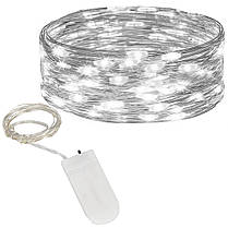 Гірлянда на батарейках Springos 1 м 10 LED CL4026 Cold White, фото 4