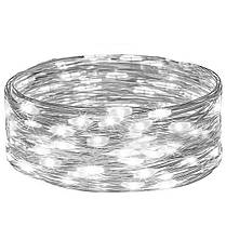 Гірлянда на батарейках Springos 1 м 10 LED CL4026 Cold White, фото 5