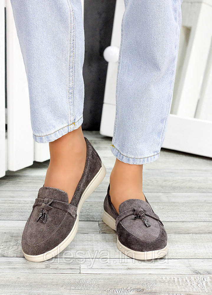 Лофери замша мокко Wendy 7497-28, фото 1