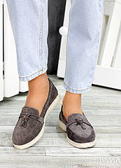 Лофери замша мокко Wendy 7497-28