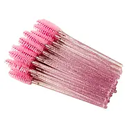 Щіточки для вій браш (50шт) 10см брашинг палички для брів для вій, фото 3