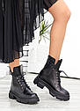 Черевики берці чорна натуральна шкіра тм SOLLORINI, фото 4