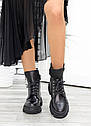 Черевики берці чорна натуральна шкіра тм SOLLORINI, фото 5