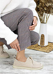 М'які мокасини беж Comfort Розміри 36-40