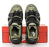 Чоловічі кросівки Nike Air More Uptempo khaki Взуття Найк Аптемпо хакі зелені шкіряні осінь-весна, фото 5