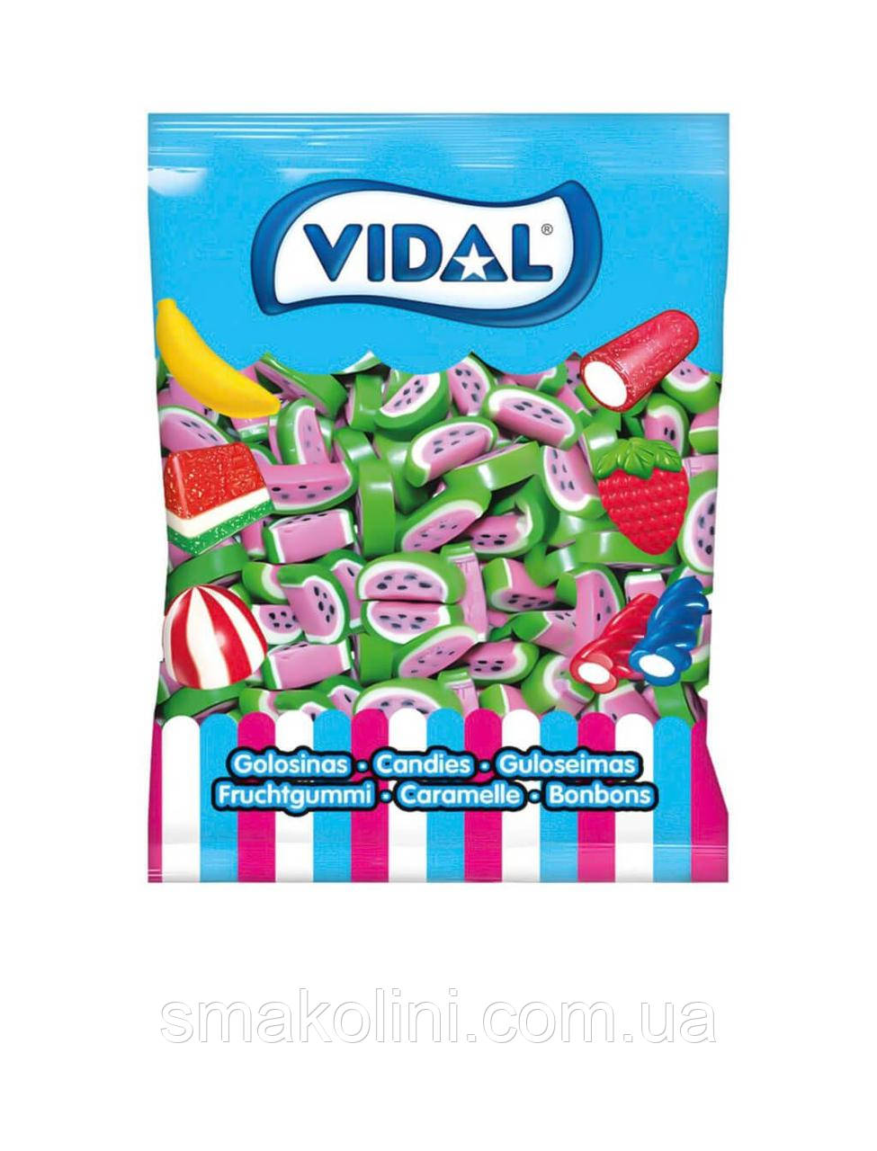 Дольки кавуна - желейні цукерки Vidal Іспанія 1,5 кг, фото 1