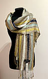 Жіночий модний шарф Люрекс, фото 9