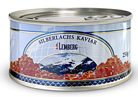 Икра красная кижуча ТМ Lemberg - Лемберг ж/б, 250 грамм