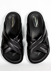 Шльопанці чорні ORT шкіра 40